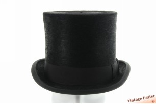 Melusine hoge hoed tophat Christys' London zwart haarvilt 58-59 [nieuw]